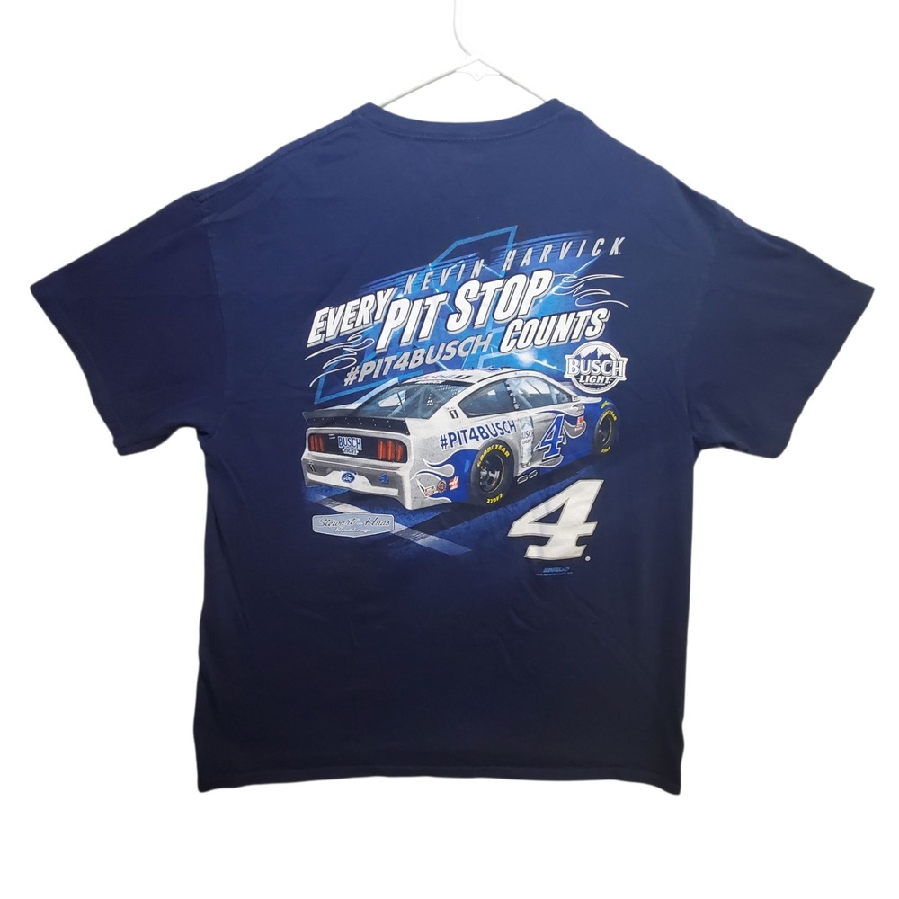 Kevin Harvick NASCAR Racing Busch Light #4 T Shirt Mens XL